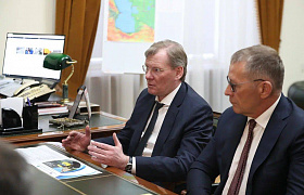 Игорь Бабушкин встретился с гендиректором Каспийского трубопроводного консорциума